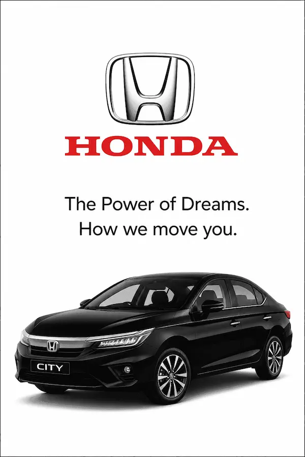 Honda business card