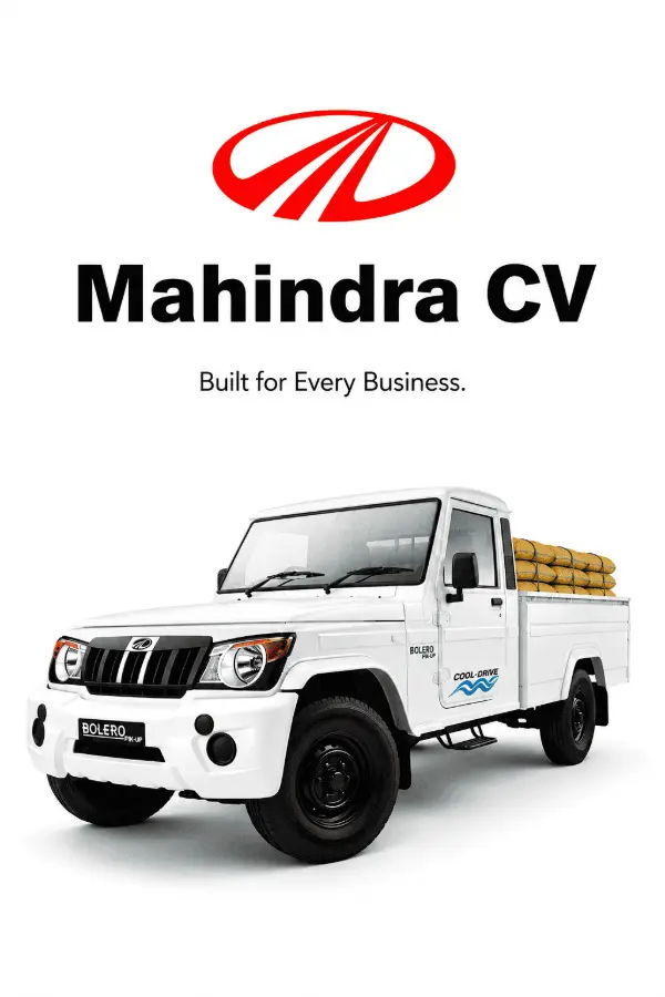 Mahindra CV business card