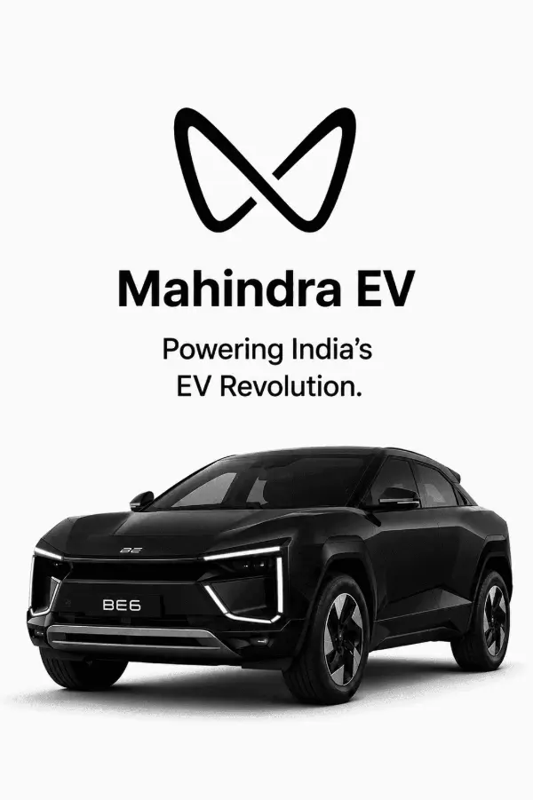 Mahindra EV business card